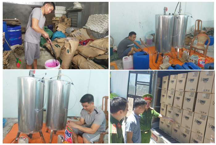 9_omo_02-1723203955290 Đột kích cơ sở sản xuất và tổng kho nước giặt giả thương hiệu nhãn hàng OMO -0