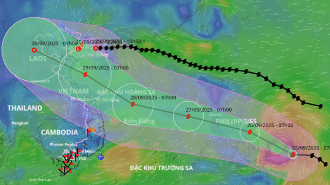 1758786191-anh-man-hinh-2025-09-25-luc-width1390height906 Dự báo bão Bualoi có thể ảnh hưởng đến đất liền nước ta vào đầu tuần tới.